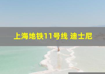 上海地铁11号线 迪士尼